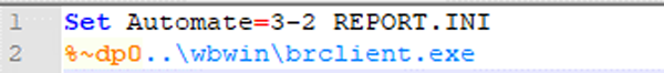 example of CMD file